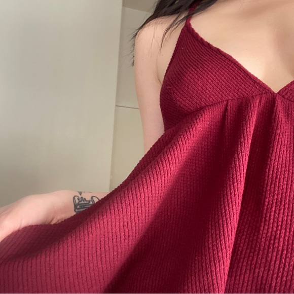 Urban Outfitters Wine Flowy Tank - Picture 2 of 8